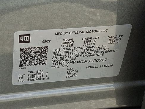 Used 2023 Chevrolet Traverse LT w/ LPO, Floor Liner Package image 27