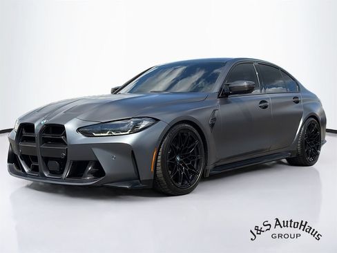 Used 2022 BMW M3 Competition w/ M Carbon Exterior Package AWD/4WD image 3