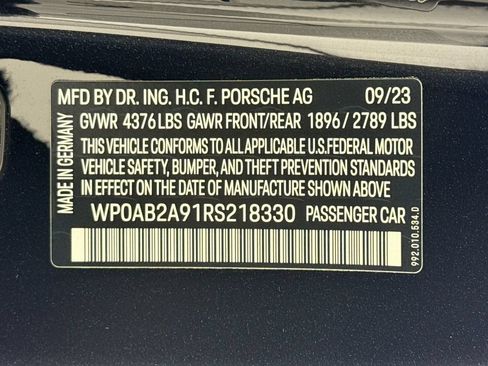 Certified 2024 Porsche 911 Carrera GTS RWD image 33