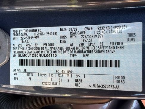 Used 2022 Lincoln Corsair AWD w/ Premium Package image 48