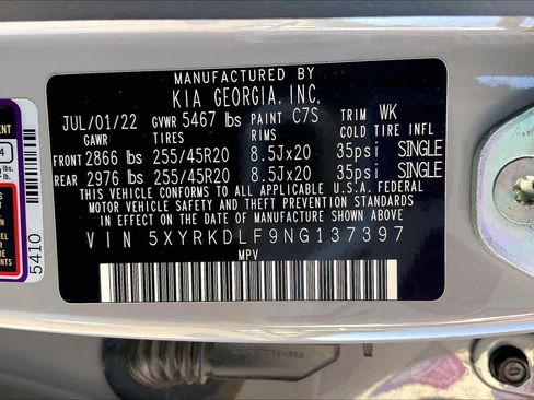 Used 2022 Kia Sorento SX image 20