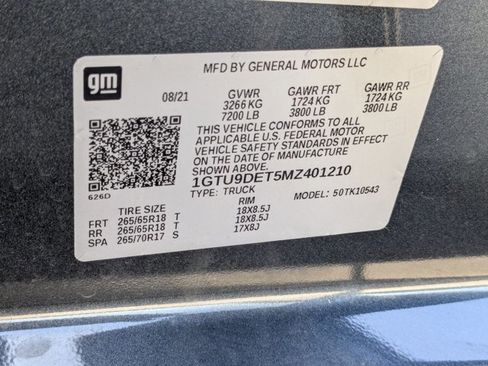 Used 2021 GMC Sierra 1500 SLT w/ X31 Off-Road Package AWD/4WD image 25