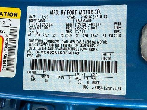 New 2025 Ford Bronco Sport Outer Banks w/ Sasquatch Outer Banks Package image 23