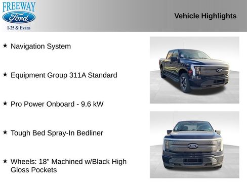 Used 2023 Ford F150 Lightning XLT AWD/4WD image 2