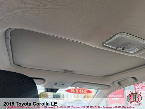 Used 2018 Toyota Corolla LE w/ LE Premium Package w/Moonroof image 13