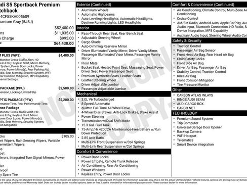 Used 2019 Audi S5 Premium Plus w/ Premium Plus image 27