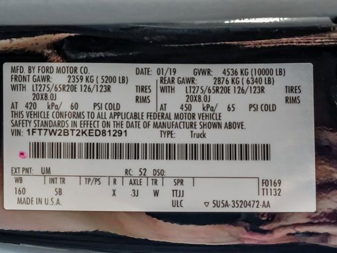 Used 2019 Ford F250 Lariat w/ Lariat Ultimate Package image 66