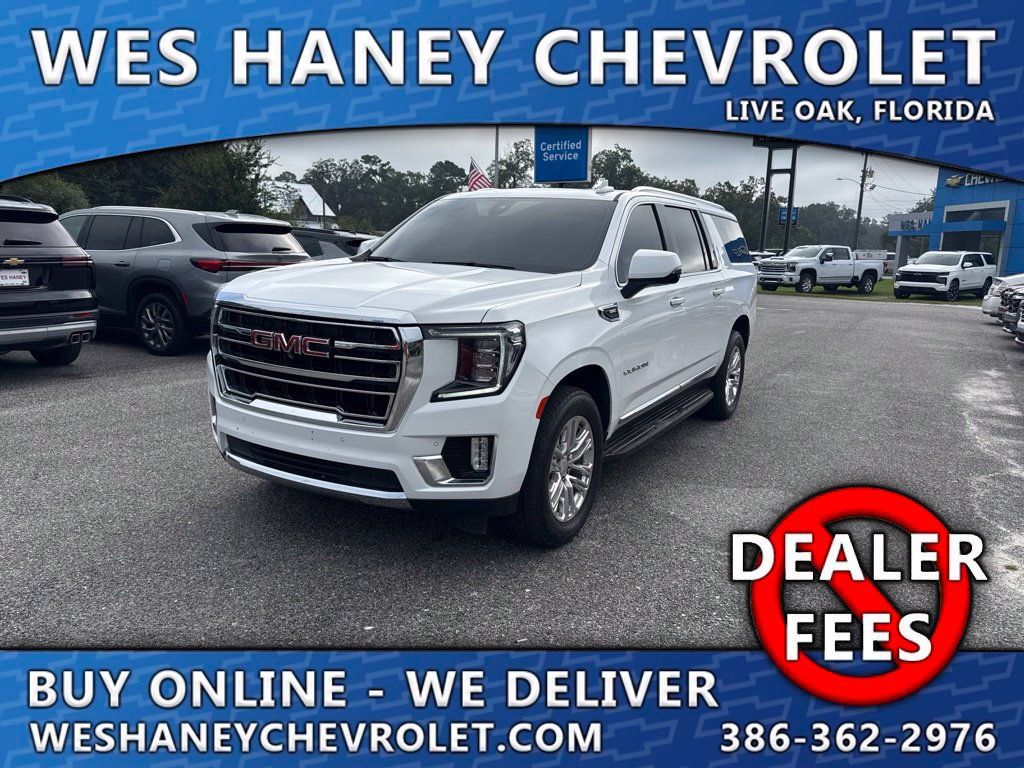 Used 2021 GMC Yukon XL SLT w/ SLT Premium Package RWD image 1