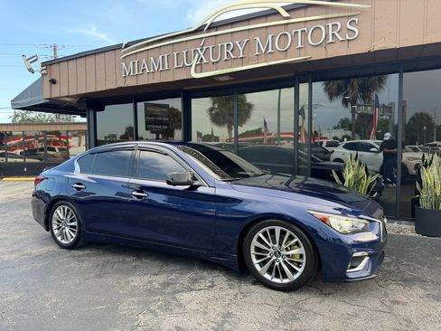 Used 2021 INFINITI Q50 Luxe w/ Cargo Package RWD image 2