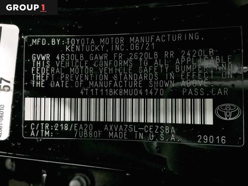 Used 2021 Toyota Camry SE w/ Cold Weather Package image 36