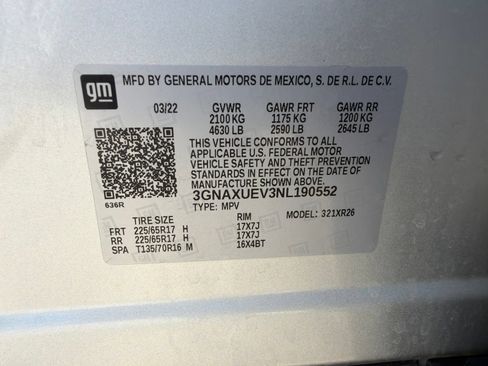 Used 2022 Chevrolet Equinox LT AWD/4WD image 39