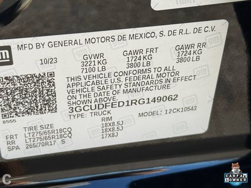 Certified 2024 Chevrolet Silverado 1500 LT Trail Boss w/ LT Trail Boss Premium Package AWD/4WD image 31
