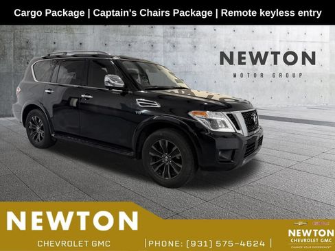 Used 2020 Nissan Armada Platinum w/ Captain's Chairs Package AWD/4WD image 1