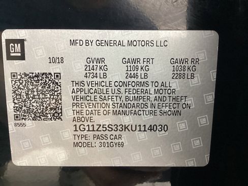 Used 2019 Chevrolet Impala LT FWD image 49