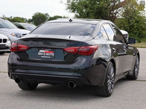 Used 2023 INFINITI Q50 Red Sport 400 w/ Black Opal Edition image 9