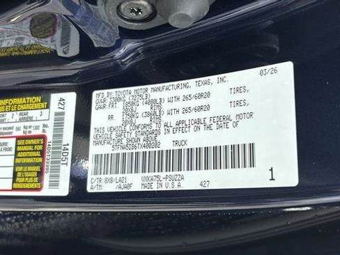 New 2026 Toyota Tundra Platinum AWD/4WD image 40