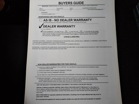 Used 2023 Buick Encore GX Select w/ Sport Touring Package AWD/4WD image 39