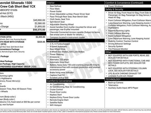 Certified 2023 Chevrolet Silverado 1500 Custom w/ Rally Edition image 40