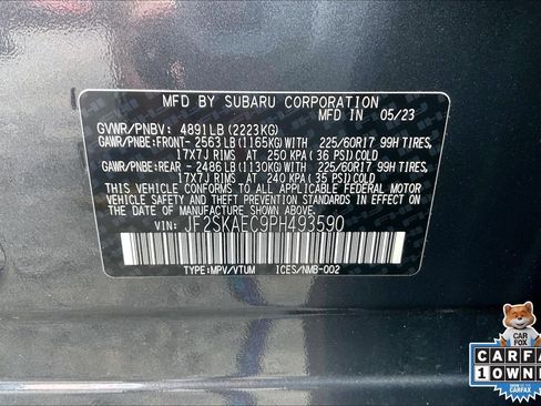 Certified 2023 Subaru Forester Premium AWD/4WD image 33