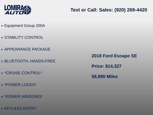 Used 2018 Ford Escape SE AWD/4WD image 6