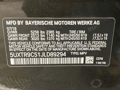 Used 2018 BMW X3 xDrive30i w/ Convenience Package image 22