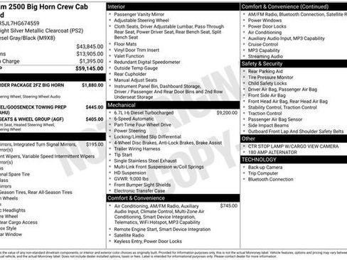 Used 2017 RAM 2500 Big Horn image 34