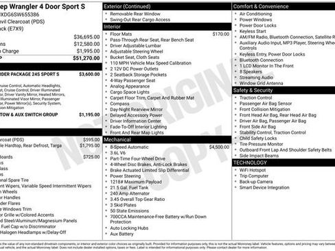 New 2025 Jeep Wrangler Sport S image 4