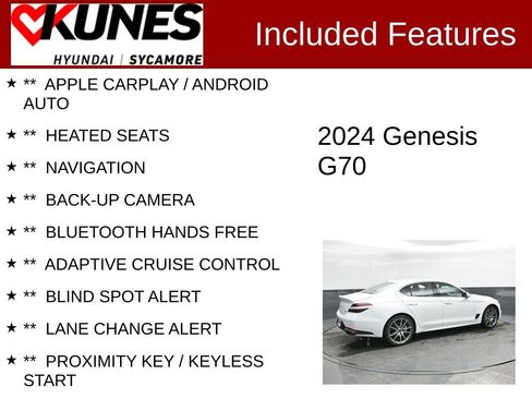 Used 2024 Genesis G70 2.5T image 2