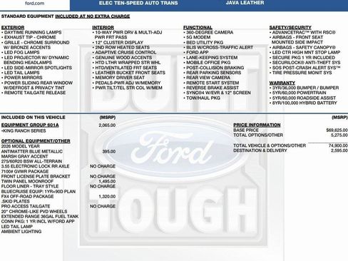 New 2026 Ford F150 King Ranch w/ Equipment Group 601A High image 2