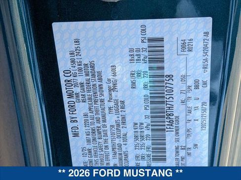 Used 2026 Ford Mustang Premium image 23