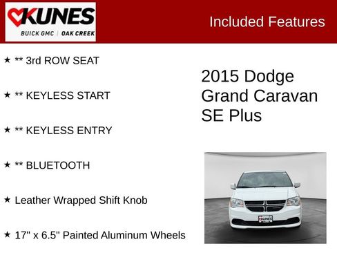Used 2015 Dodge Grand Caravan SE FWD image 2