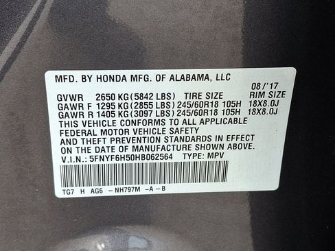 Used 2017 Honda Pilot EX-L image 28