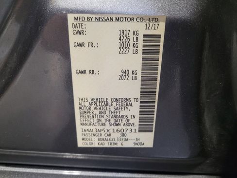 Used 2018 Nissan Altima 2.5 S w/ S Convenience Package image 33