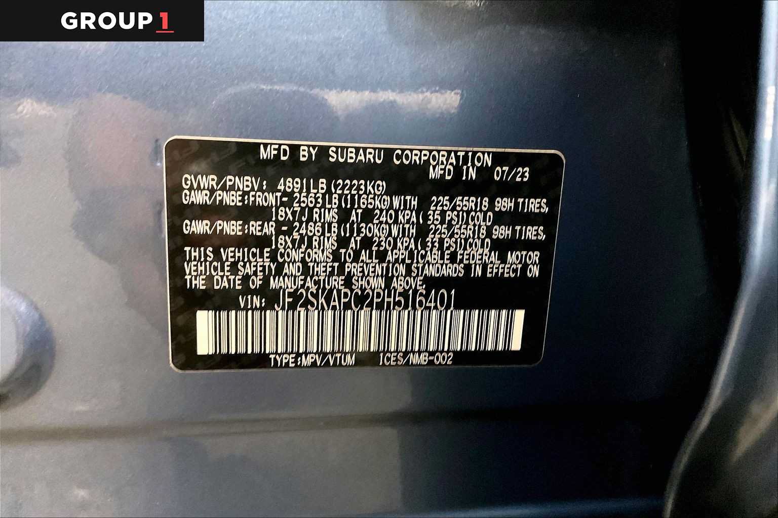 Certified 2023 Subaru Forester Limited AWD/4WD image 37