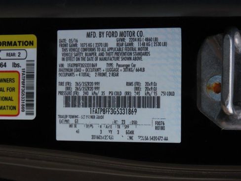 Used 2016 Ford Mustang GT Premium w/ Equipment Group 401A RWD image 27