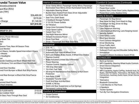 Used 2020 Hyundai Tucson Value AWD/4WD image 30