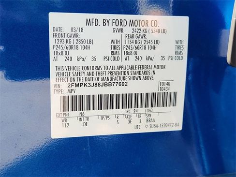 Used 2018 Ford Edge SEL image 32