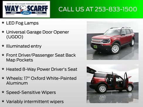 New 2025 Ford Bronco Sport Heritage w/ Convenience Package AWD/4WD image 18