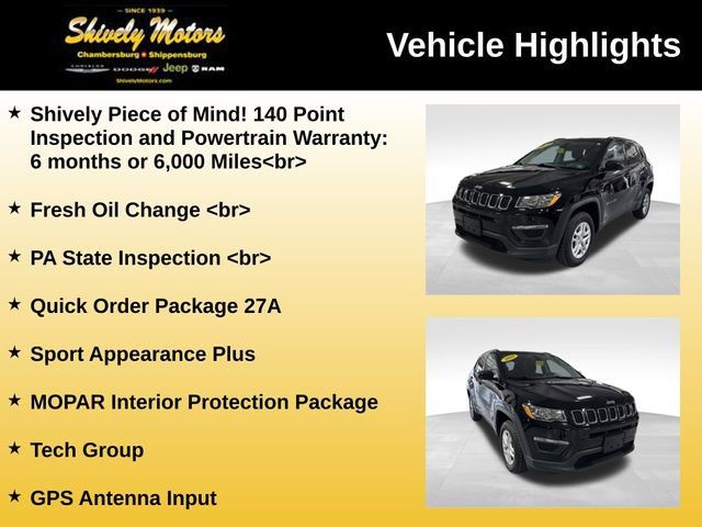 Used 2018 Jeep Compass Sport w/ Tech Group AWD/4WD image 6