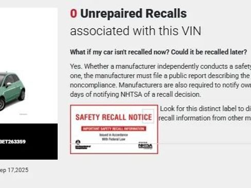 Used 2014 FIAT 500 Lounge w/ Luxury Leather Package image 15