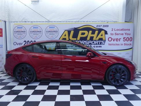 Used 2021 Tesla Model 3 Performance AWD/4WD image 31