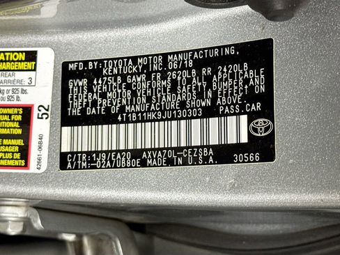 Used 2018 Toyota Camry SE w/ Protection Package (Q2) image 35