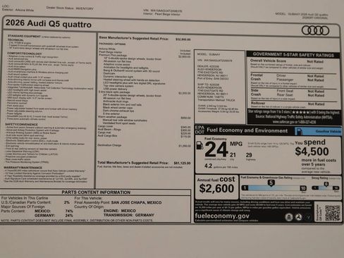 New 2026 Audi Q5 2.0T Premium Plus image 31