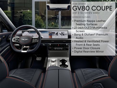 New 2026 Genesis GV80 3.5T e-SC AWD/4WD image 17