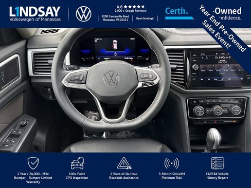 Used 2022 Volkswagen Atlas SE w/ Panoramic Sunroof Package image 14