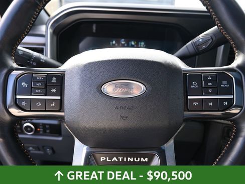 Used 2024 Ford F450 Platinum w/ Camper Package image 37