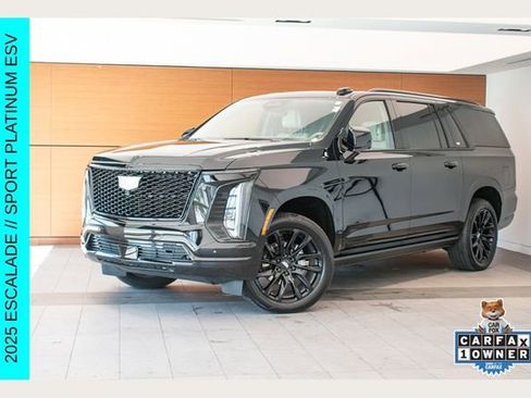 Used 2025 Cadillac Escalade ESV Sport Platinum w/ LPO, Floor Liner Package AWD/4WD image 1