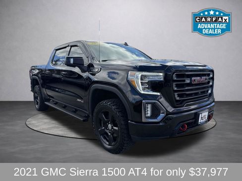 Used 2021 GMC Sierra 1500 AT4 w/ Technology Package AWD/4WD image 1