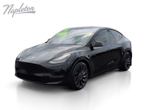 Used 2020 Tesla Model Y Long Range AWD/4WD image 1