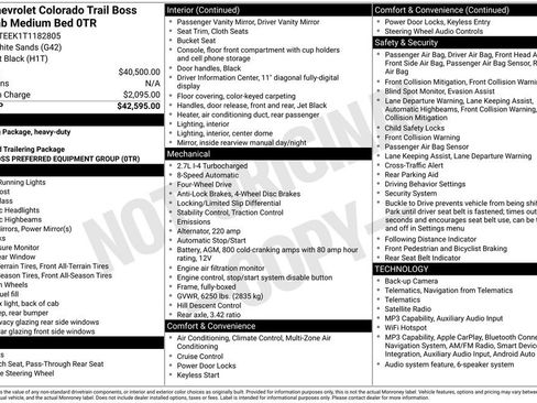 New 2026 Chevrolet Colorado Trail Boss AWD/4WD image 3